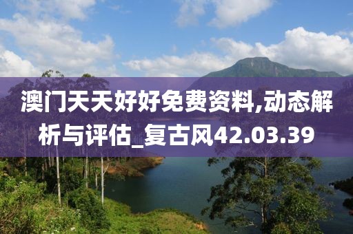 澳门天天好好免费资料,动态解析与评估_复古风42.03.39