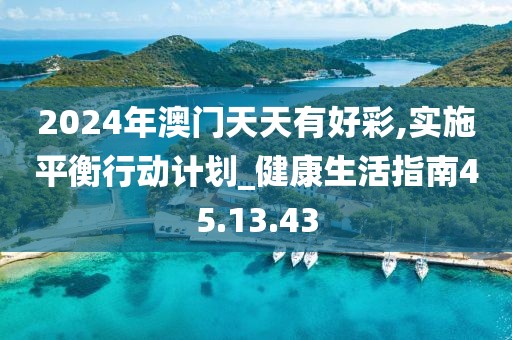 2024年澳门天天有好彩,实施平衡行动计划_健康生活指南45.13.43