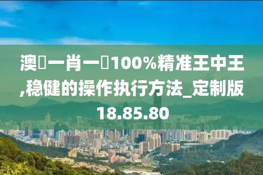 澳門一肖一碼100%精准王中王,稳健的操作执行方法_定制版18.85.80