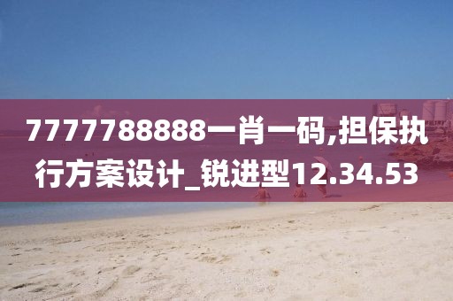 7777788888一肖一码,担保执行方案设计_锐进型12.34.53