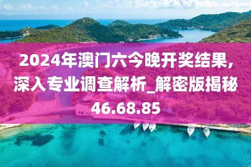 2024年澳门六今晚开奖结果,深入专业调查解析_解密版揭秘46.68.85