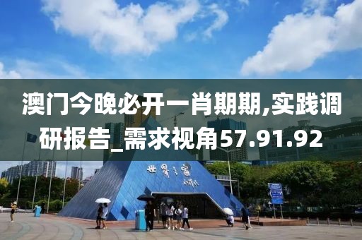澳门今晚必开一肖期期,实践调研报告_需求视角57.91.92