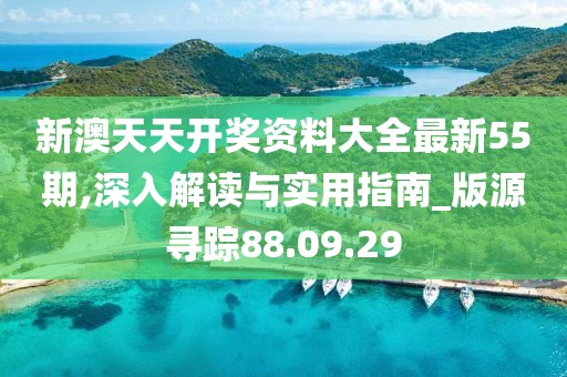 新澳天天开奖资料大全最新55期,深入解读与实用指南_版源寻踪88.09.29