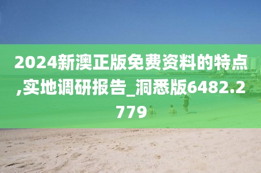 2024新澳正版免费资料的特点,实地调研报告_洞悉版6482.2779