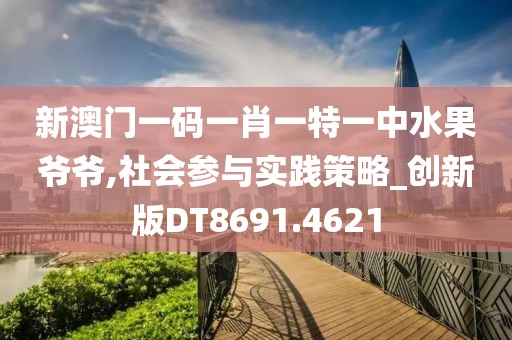 新澳门一码一肖一特一中水果爷爷,社会参与实践策略_创新版DT8691.4621