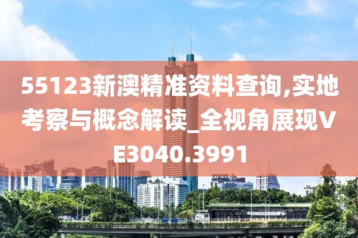 55123新澳精准资料查询,实地考察与概念解读_全视角展现VE3040.3991