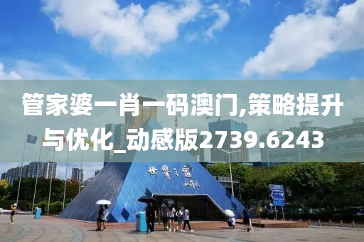 管家婆一肖一码澳门,策略提升与优化_动感版2739.6243