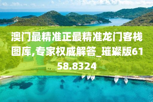 澳门最精准正最精准龙门客栈图库,专家权威解答_璀璨版6158.8324