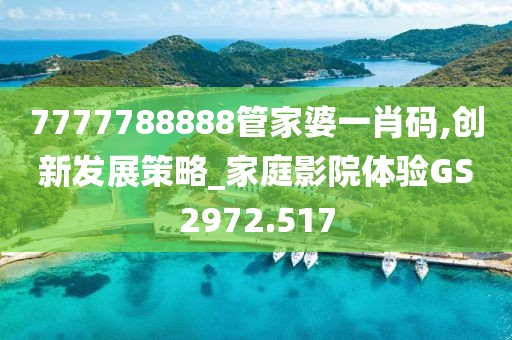 7777788888管家婆一肖码,创新发展策略_家庭影院体验GS2972.517