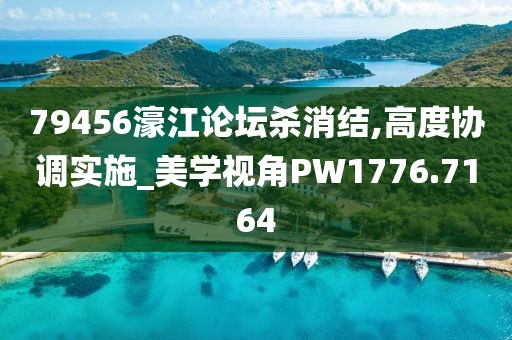 79456濠江论坛杀消结,高度协调实施_美学视角PW1776.7164