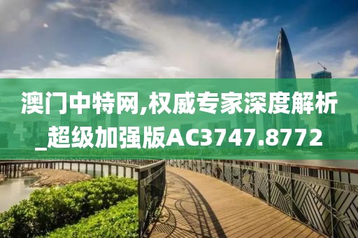澳门中特网,权威专家深度解析_超级加强版AC3747.8772