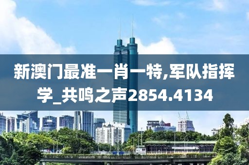 新澳门最准一肖一特,军队指挥学_共鸣之声2854.4134