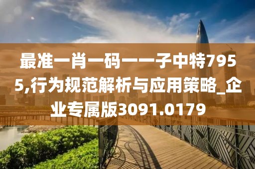 最准一肖一码一一子中特7955,行为规范解析与应用策略_企业专属版3091.0179
