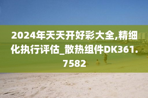 2024年天天开好彩大全,精细化执行评估_散热组件DK361.7582