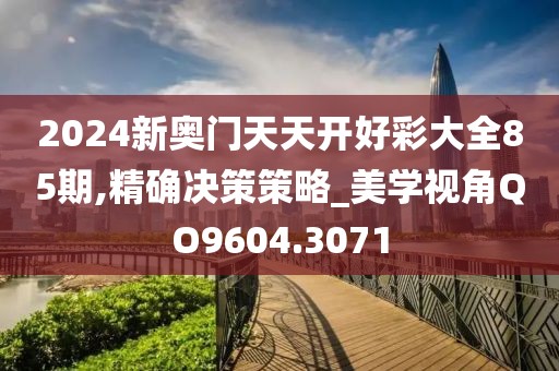 2024新奥门天天开好彩大全85期,精确决策策略_美学视角QO9604.3071
