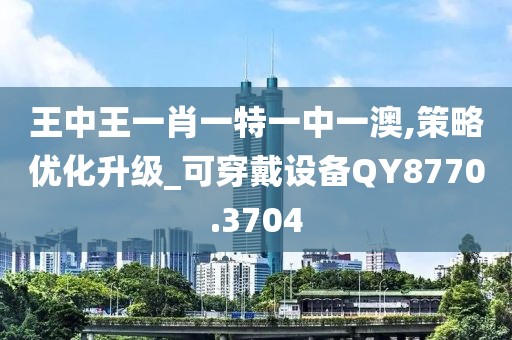 王中王一肖一特一中一澳,策略优化升级_可穿戴设备QY8770.3704