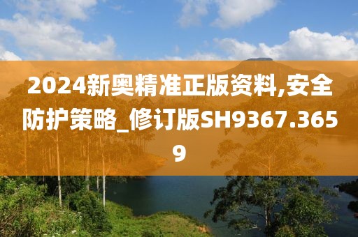 2024新奥精准正版资料,安全防护策略_修订版SH9367.3659