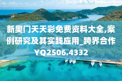 新奥门天天彩免费资料大全,案例研究及其实践应用_跨界合作YQ2506.4332