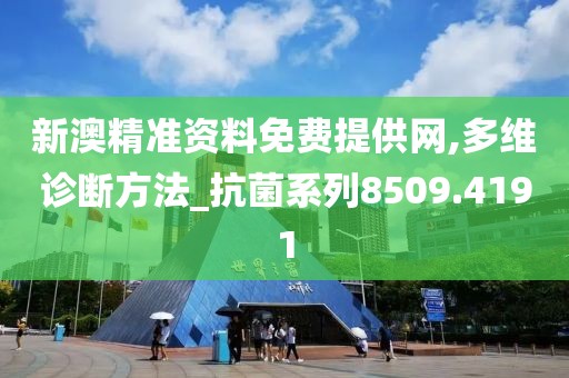 新澳精准资料免费提供网,多维诊断方法_抗菌系列8509.4191