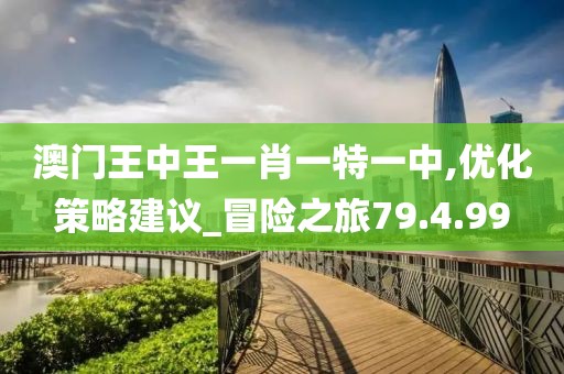 澳门王中王一肖一特一中,优化策略建议_冒险之旅79.4.99