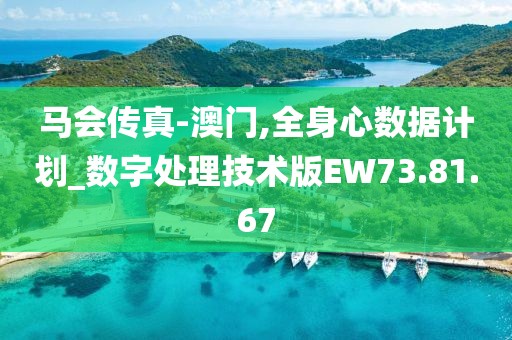 马会传真-澳门,全身心数据计划_数字处理技术版EW73.81.67
