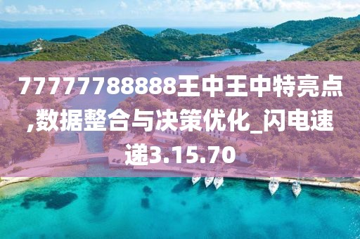 77777788888王中王中特亮点,数据整合与决策优化_闪电速递3.15.70