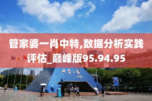 管家婆一肖中特,数据分析实践评估_巅峰版95.94.95
