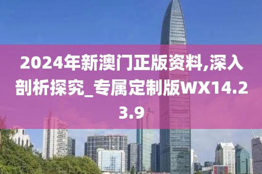 2024年新澳门正版资料,深入剖析探究_专属定制版WX14.23.9