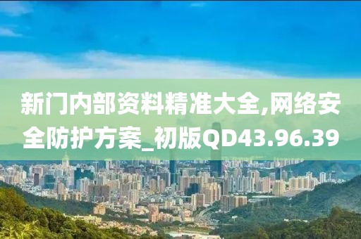 新门内部资料精准大全,网络安全防护方案_初版QD43.96.39