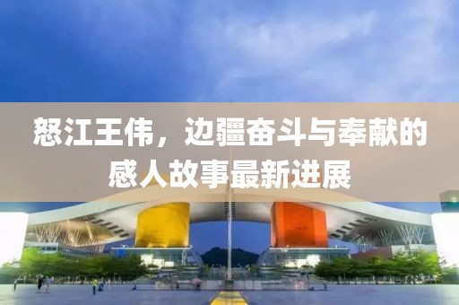 怒江王伟，边疆奋斗与奉献的感人故事最新进展