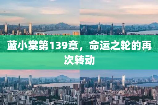 蓝小棠第139章，命运之轮的再次转动