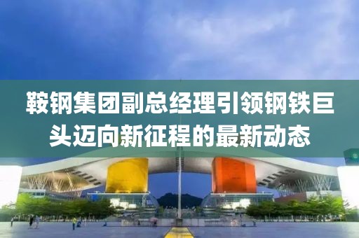 鞍钢集团副总经理引领钢铁巨头迈向新征程的最新动态