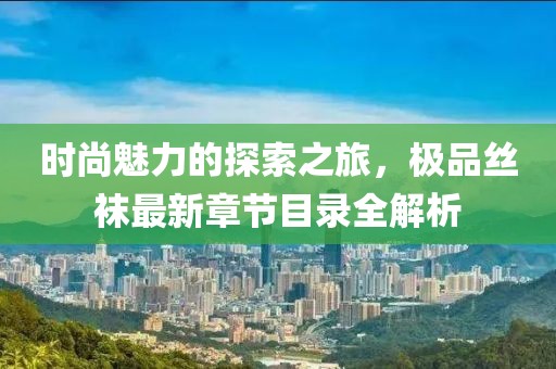 时尚魅力的探索之旅，极品丝袜最新章节目录全解析