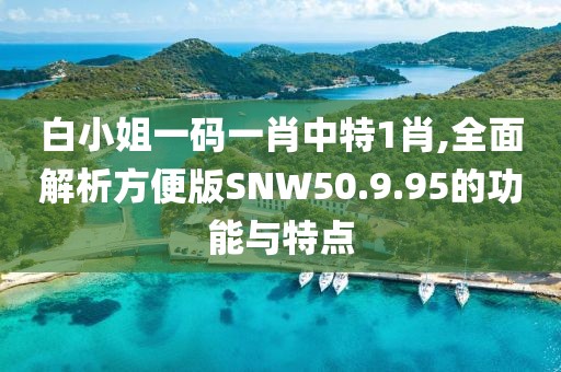 白小姐一码一肖中特1肖,全面解析方便版SNW50.9.95的功能与特点