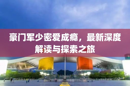 豪门军少密爱成瘾，最新深度解读与探索之旅