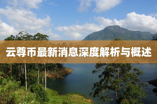 云尊币最新消息深度解析与概述