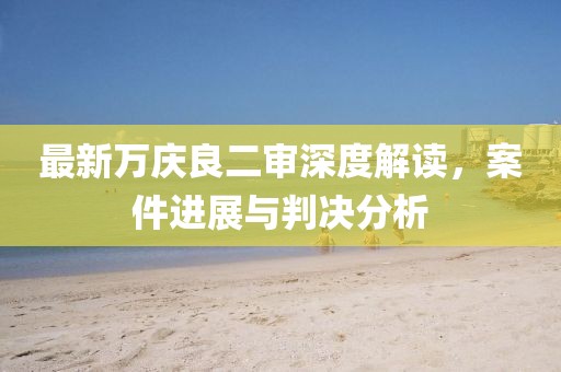 最新万庆良二审深度解读，案件进展与判决分析