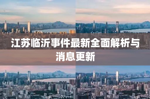 江苏临沂事件最新全面解析与消息更新