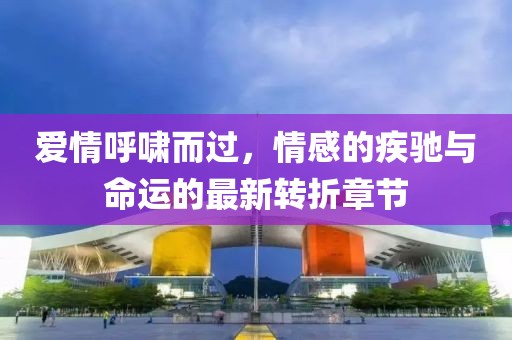 爱情呼啸而过，情感的疾驰与命运的最新转折章节