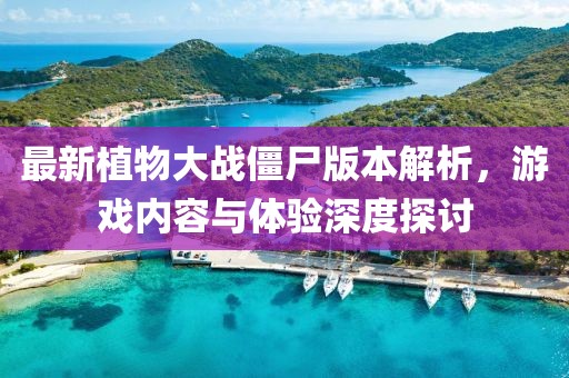 最新植物大战僵尸版本解析，游戏内容与体验深度探讨
