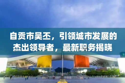 自贡市吴丕，引领城市发展的杰出领导者，最新职务揭晓