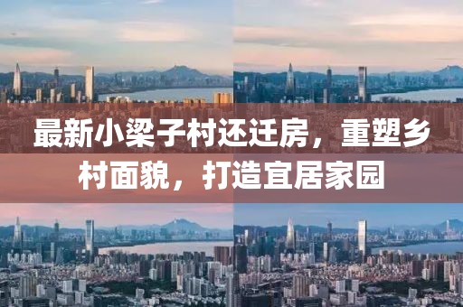 最新小梁子村还迁房，重塑乡村面貌，打造宜居家园