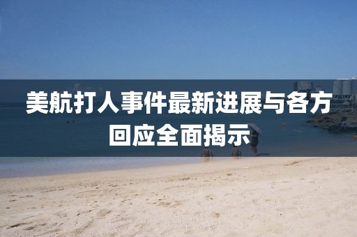美航打人事件最新进展与各方回应全面揭示