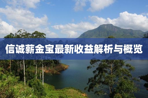 信诚薪金宝最新收益解析与概览
