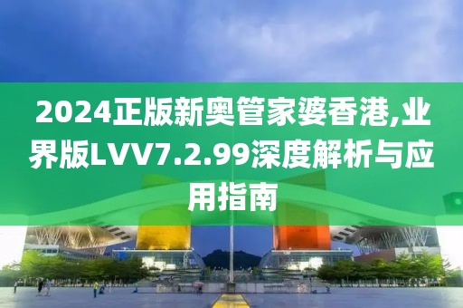 2024正版新奥管家婆香港,业界版LVV7.2.99深度解析与应用指南