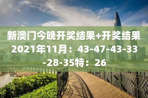 新澳门今晚开奖结果+开奖结果2021年11月：43-47-43-33-28-35特：26