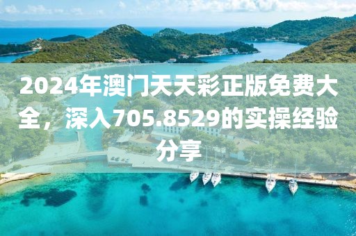 2024年澳门天天彩正版免费大全，深入705.8529的实操经验分享