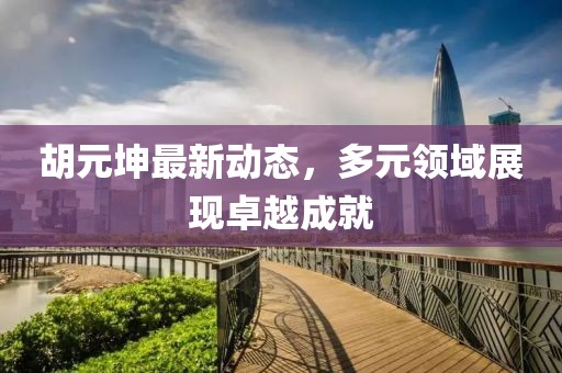 胡元坤最新动态，多元领域展现卓越成就