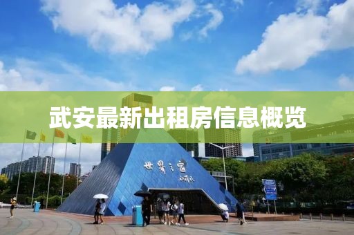 武安最新出租房信息概览