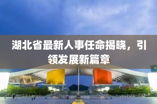 湖北省最新人事任命揭晓，引领发展新篇章